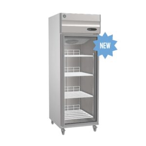 628L Glass Door Fridge 1 Door